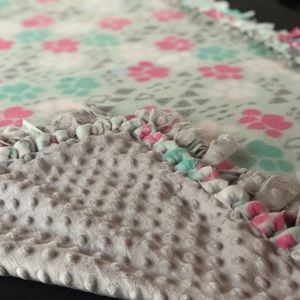 Triangles & Paws Themed Blanket
